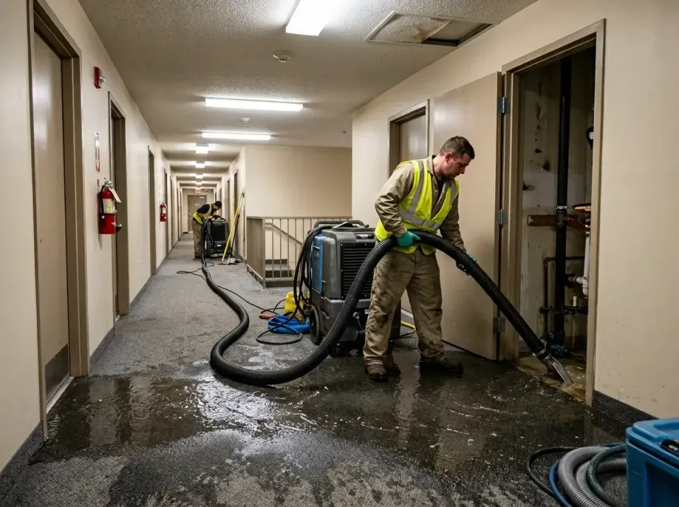 multi-unit-apartment-hallway-f-005 — frequently asked questions, Emergency Burst Pipe Water Extraction & Removal in Sheboyga…